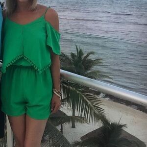 19 Cooper Vibrant Green Romper